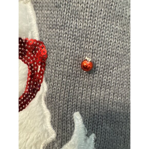 Holiday Time 2X 20W/22W Santa Kitty Sweater Not Ugly - Picture 5 of 7